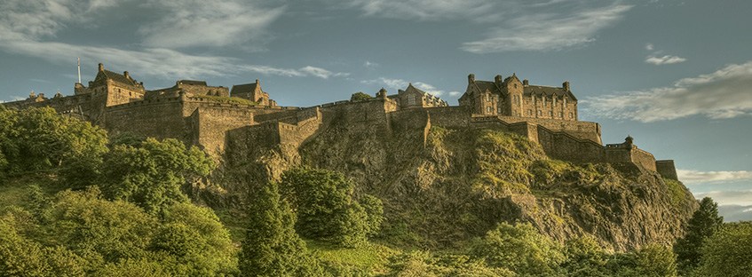 Vista general del Castillo de Edimburgo
