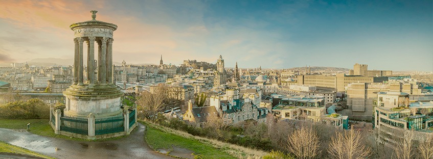 Vista de Edimburgo desde Carlton Hill