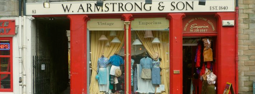 Tienda Armstrong en Grassmarket