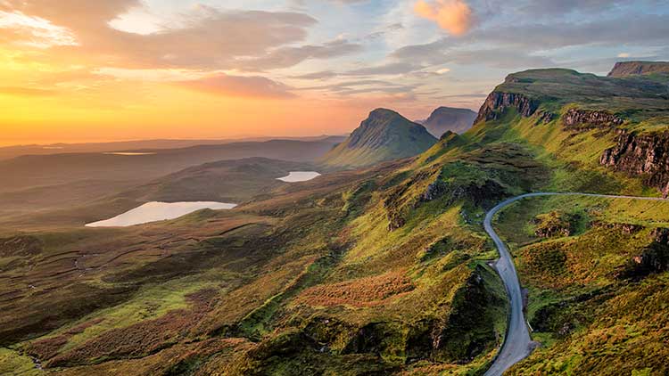 montañas de la isla de skye