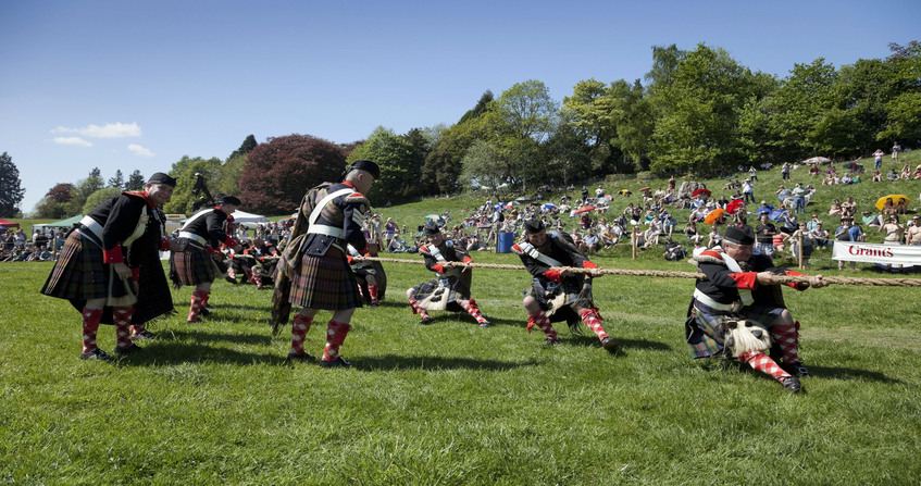 Highland Games na Escócia 