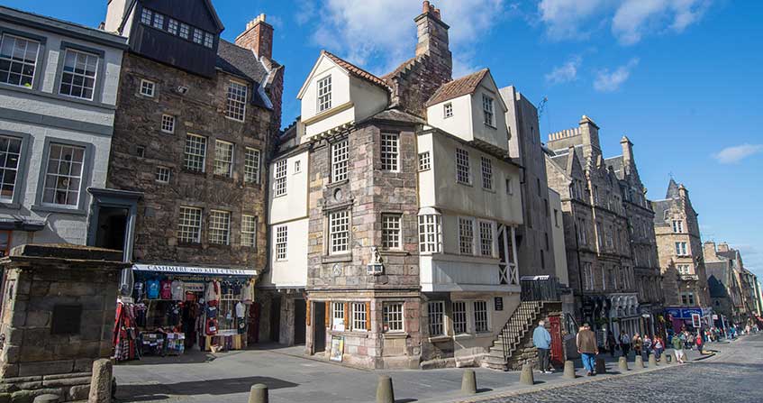 royal mile en edimburgo