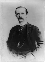 Retrato de Sir James M. Barrie sobre 1910 en blanco y negro