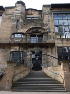 Fachada de la Escuela de Arte de Glasgow