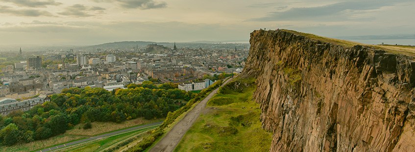 Vista de Edimburgo desde Arthur Seat