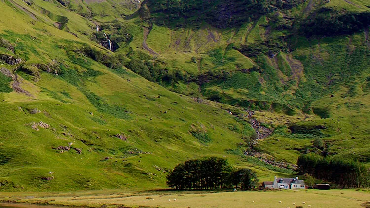 Casa situada en el Valle de Glencoe
