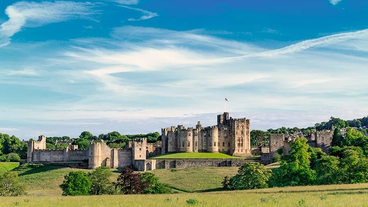 Castillo de Alnwick, cerca de Newcastle (Inglaterra)