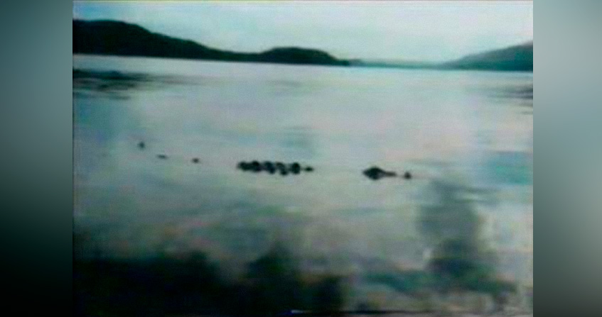 Fotograma del vídeo del monstruo del Loch Lomond
