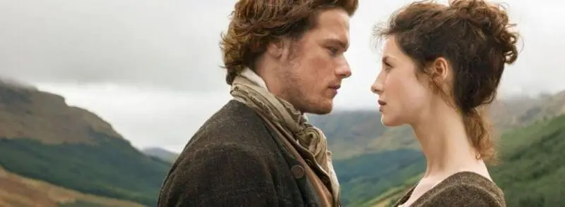 Protagonistas de la serie Outlander rodada en Escocia