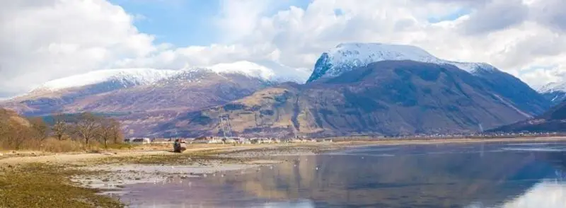 Ben Nevis, la montaña más alta de Escocia, en Fort William