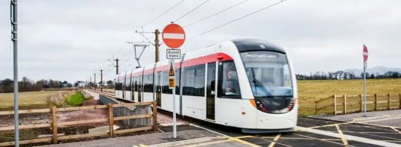 Tren en Edimburgo, Escocia