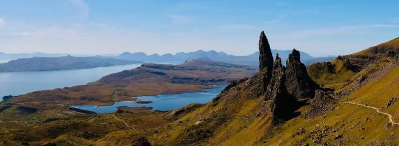 Old Man Of Storr en la Isla de Skye en Escocia, Reino Unido