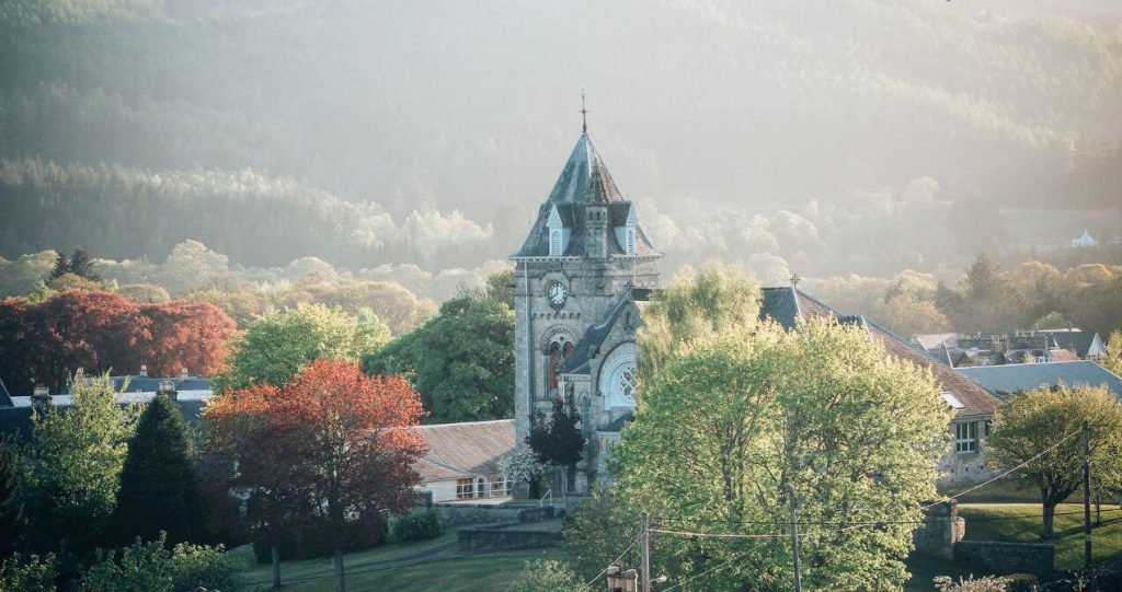 Pitlochry Church en Perthshire, Escocia