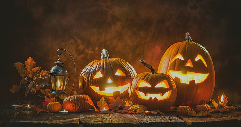Calabazas decoradas