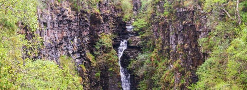 cascada-corrieshalloch-gorge-ullapool-escocia Cascada de Corrieshalloch Gorde cerca de Ullapool en Escocia