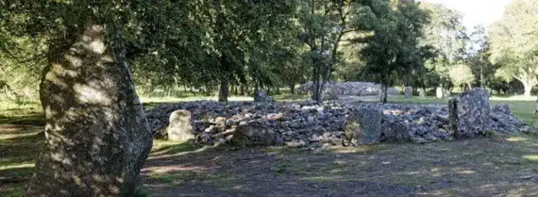 Clava Cairns en Inverness en Escocia