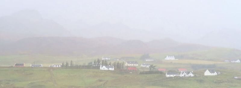 haar-highlands-tierras-altas-escocia Paisaje nublado en la Isla de Skye en Escocia