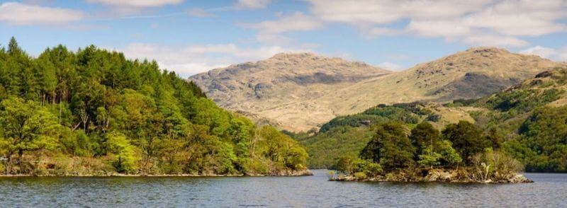 lago-lomond-isla-tarbet-tierras-del-oeste-escocia Vista del Lago Lomond y la Isla Tarbet en las Tierras Altas del Oeste en Escocia