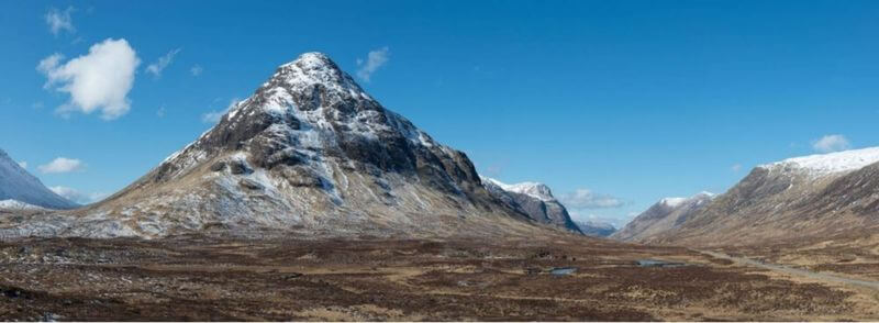 montaña-buachaille-etive-mor-glencoe-escocia Vista de la montaña Buachaille Etive Mor en Glencoe, Escocia