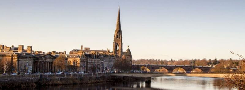 rio-tay-perth-escocia Río Tay en Perth, Escocia