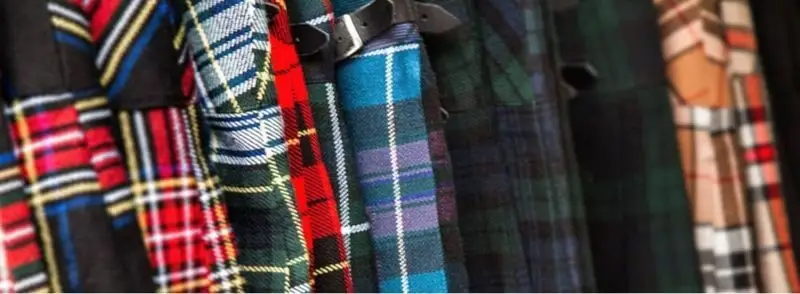 tartan-kilts-tejido-escoces-ropa-tradicional-escocia Kilt o falda escocesa con tejido tradicional tartan