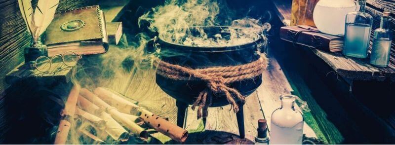 Tienda de brujería y magia en Edimburgo, Escocia