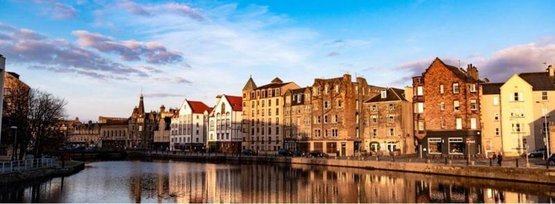 Water of Leith en Edimburgo, Escocia