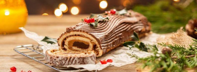 Yule Log, postre típico navideño escocés