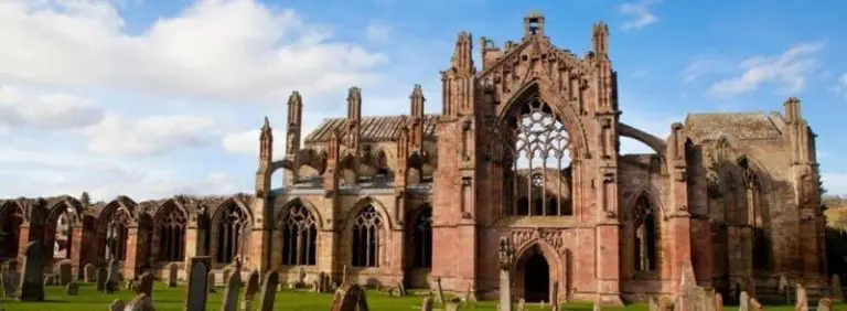 Abadía de Melrose en Escocia