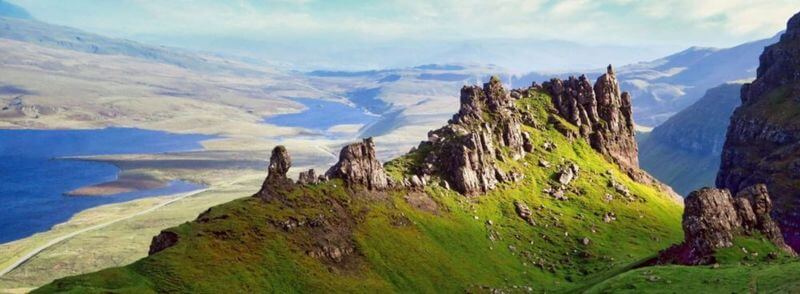 Paisaje de las Highlands o Tierras Altas de Escocia