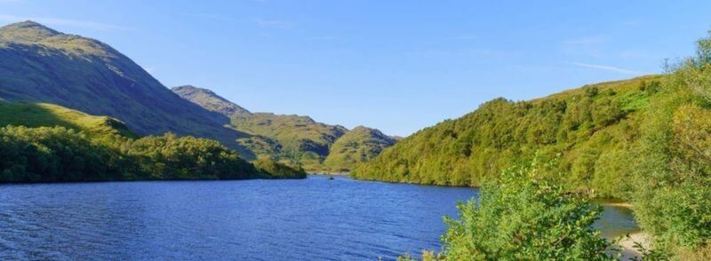 Lago Eilt en Escocia
