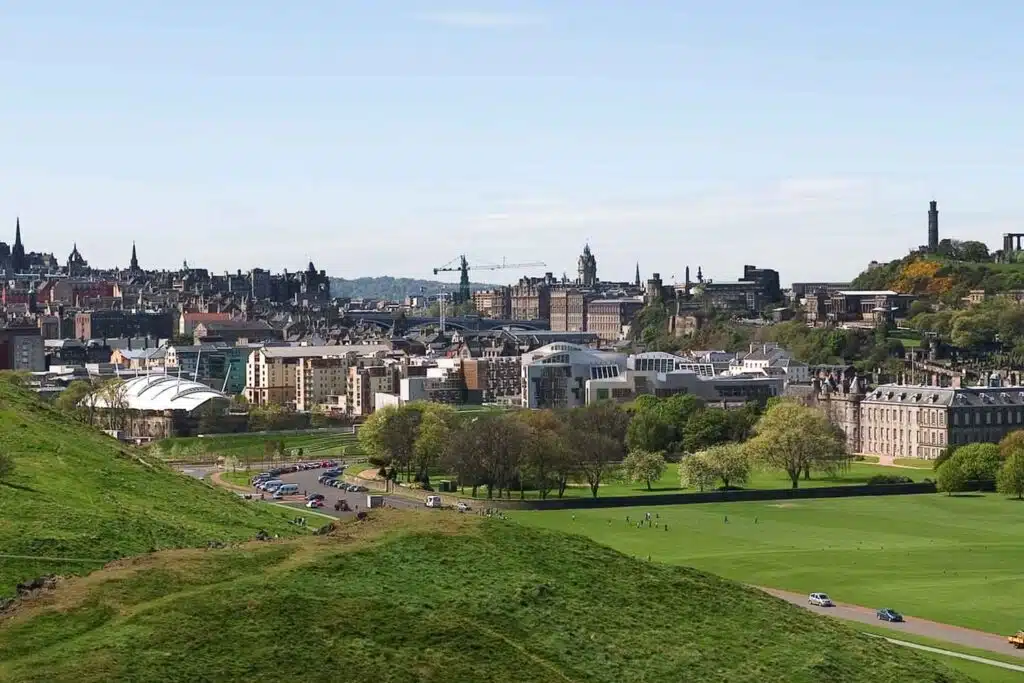 Edimburgo visto desde Arthur Seat