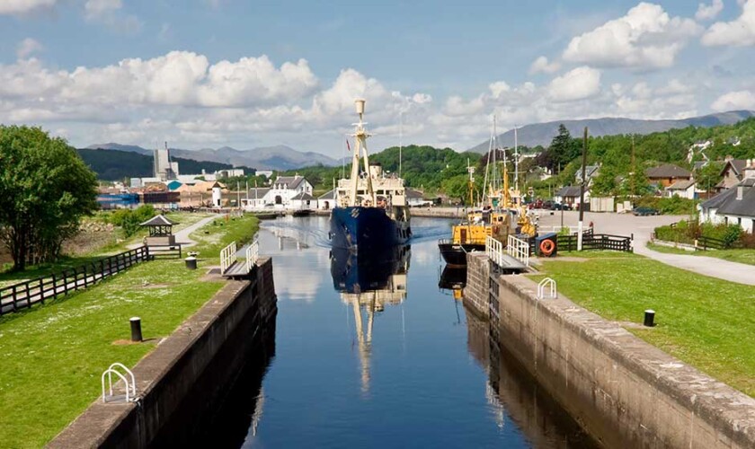 Canal de Caledonia en Fort Augustus