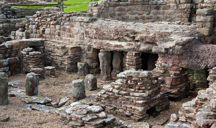 Construcción del campamento romano