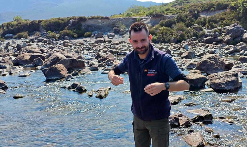 Fernando en el tour a la isla de Skye
