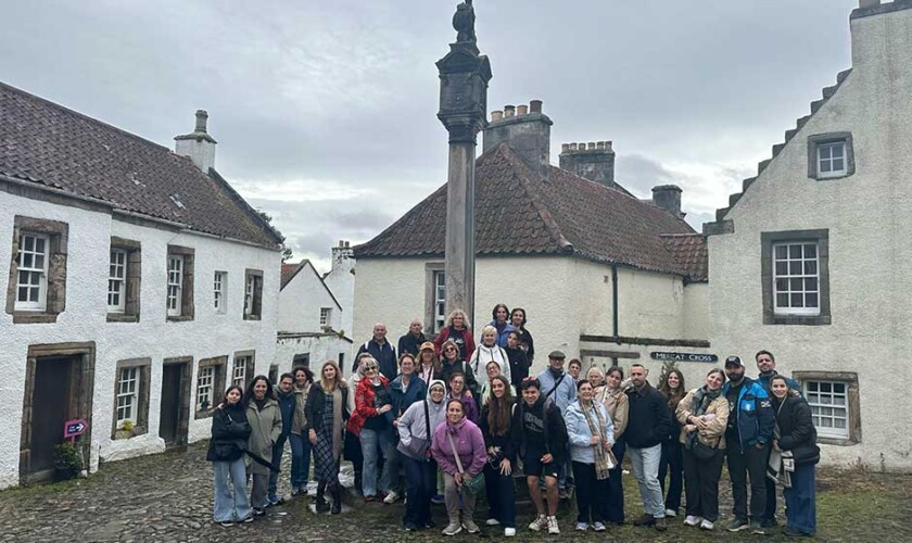 Foto de grupo en Culross
