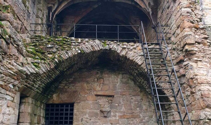 Interior del castillo de Blackness