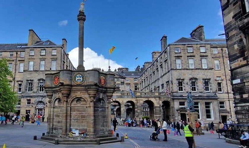 Mercat Cross, visita guiada de Edimburgo