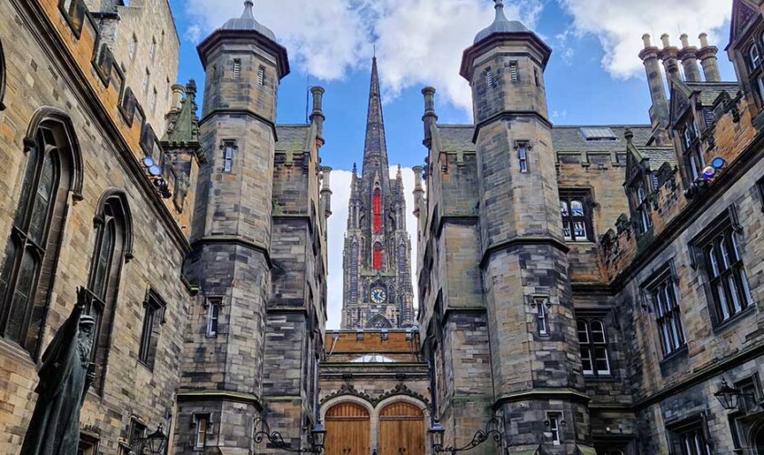 New College Edimburgo, visita del free tour