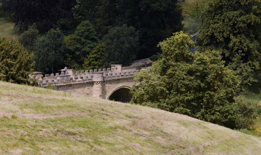 Puente en el castillo de Alnwick