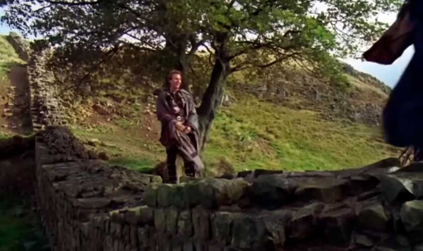 Escena de Robin Hood en el Muro de Adriano