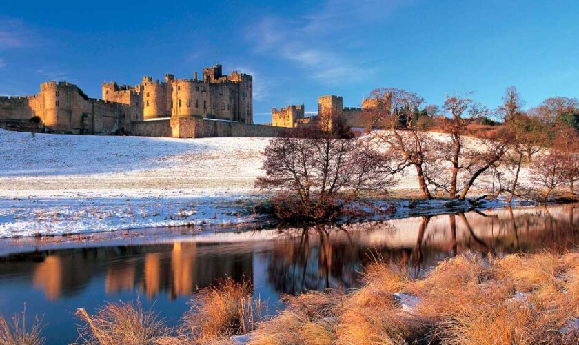 Tour de los castillos ingleses y Harry Potter nevando