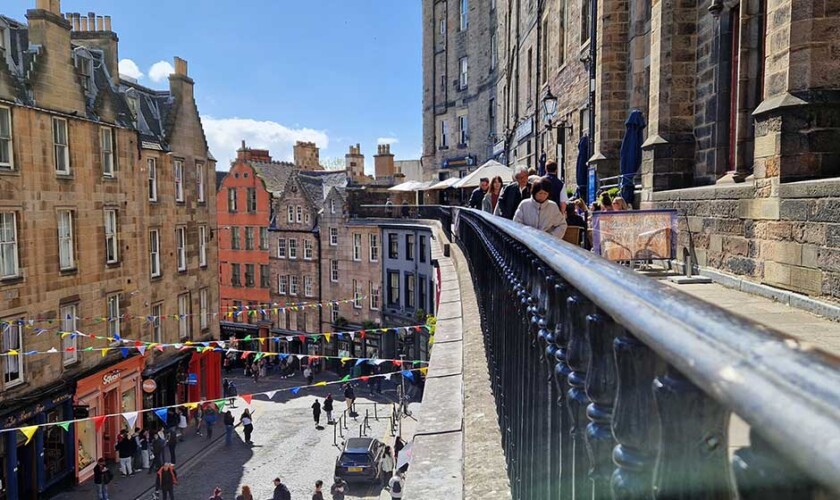 Vista de Victoria Street desde Victoria Terrace