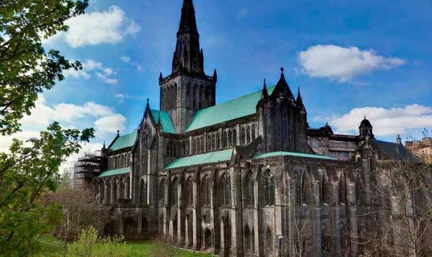 Vista de la catedral de Glasgow