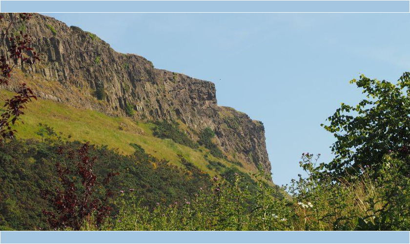 Arthur's seat en el parque de Holyrood en Edimburgo