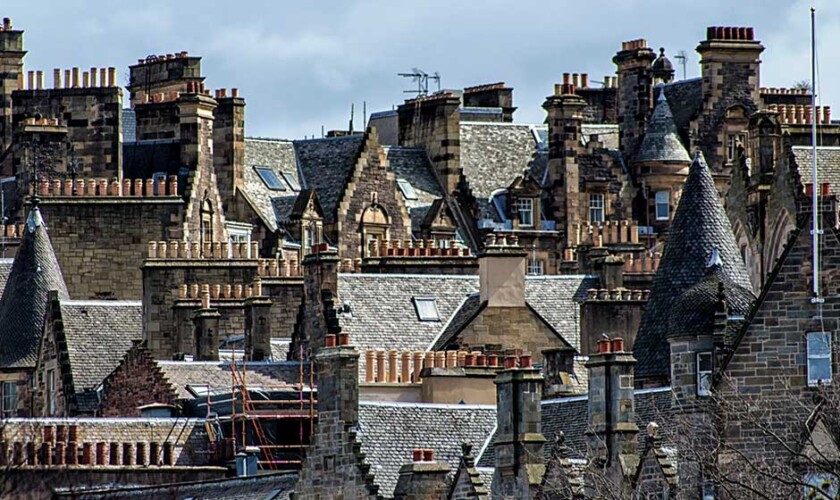 Tejados de la Old Town de Edimburgo